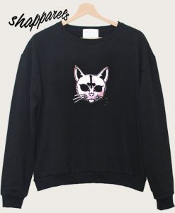 Cat Upside Down Cross Sweatshirt