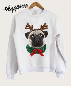 Classic Teaze Cute Pug Christmas Sweatshirt