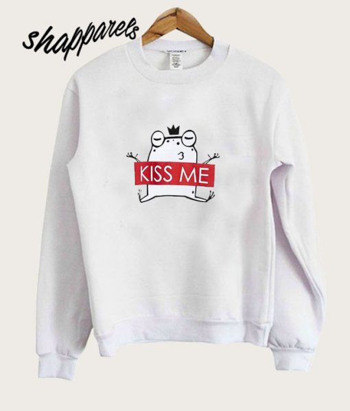 Kiss Me Frog Sweatshirt