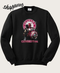 Captain Deadpool Spiderman Alabama Crimson Tide Sweatshirt