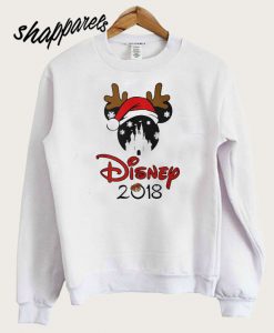 Disney Mickey Mouse reindeer Christmas Sweatshirt