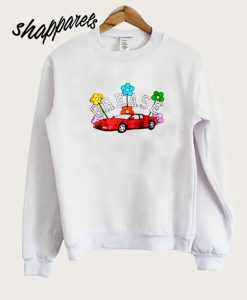 Grease Car Flowers Sweatshirt