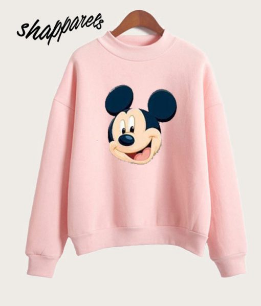 Mickey Mouse Head Sweatshirt