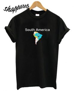 South America Geography T shirt