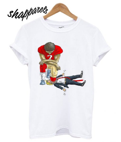 Colin Kaepernick Knel On Trump T shirt
