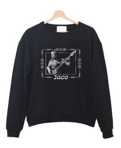 Jaco Pastorius Vintage Look Original Fan Art Crewneck Sweatshirt