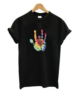 Tie Dye Jerry Garcia Hand T-Shirt