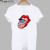 American Flag Lips T-Shirt