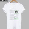 Francis Ouimet Wikipedia T-Shirt