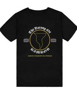 Black Medieval SCA Barony of Namron Team T-Shirt TPKJ3